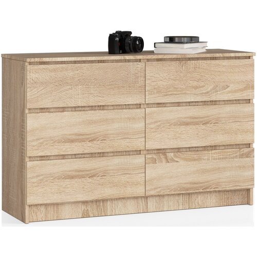 AKORD KOMODA K140 6SZ CLP DĄB SONOMA, (21703276) Slike