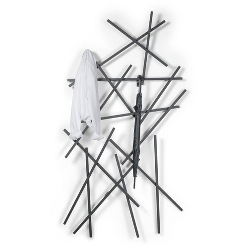Spinder Design Črn kovinski stenski obe&scaron;alnik Matches &ndash; Cene