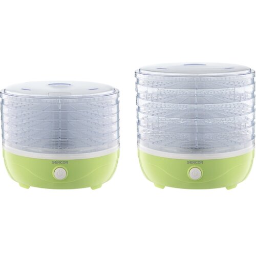Sencor dehidrator hrane sfd 757GG 250W/5 polica/belo zelena Slike