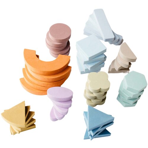 Moes® set igralnih oblik za sestavljanje imagi puzzle pastel Cene
