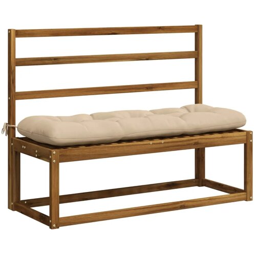  Jastučići za klupe VIANEN 2 kom. 100% poliester Krem - Krem 130 x 40 x 12 cm Slike