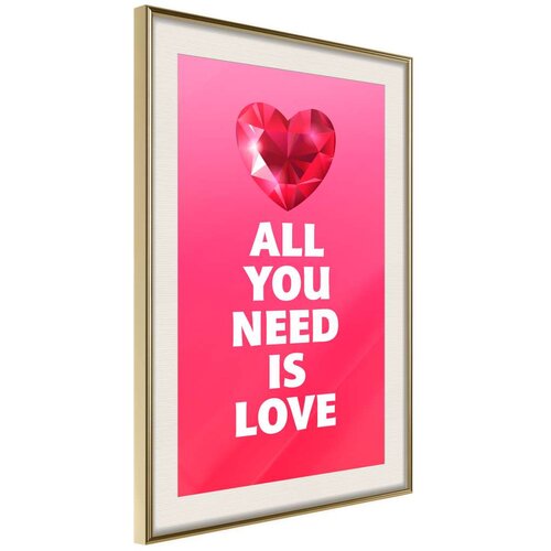  Poster - Ruby Heart 40x60 Slike
