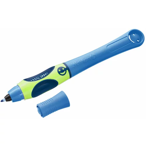 Pelikan Nalivno pero Roler Griffix za levičarje + 2 črnilna vložka, neon modro