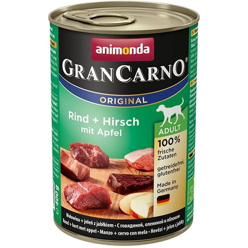 Animonda GranCarno Dog Adult Govedina, Jelen i Jabuka - 400 g Slike