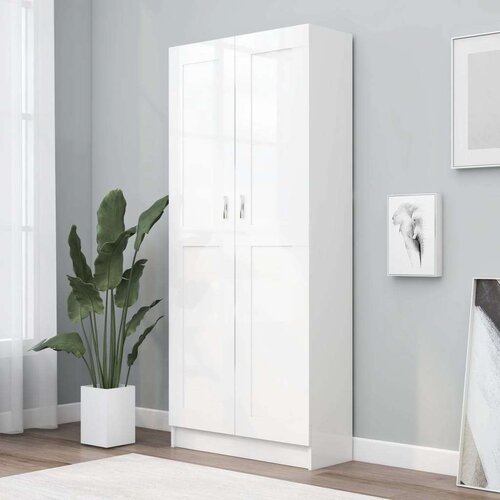 Ormarić za knjige bijeli 82,5 x 30,5 x 185,5 cm od iverice Cijene
