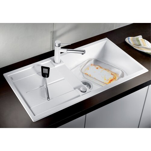 Blanco sudoper METRA XL 6 S SILGRANIT CRNA, s dalj. upr. Slike