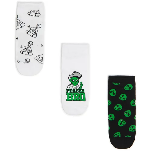 Cropp muški 3-paket čarapa - Zelena  2844Z-77X