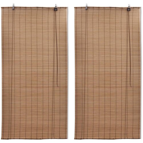  Rolete od bambusa 2 kom smeđe 120 x 220 cm Cene