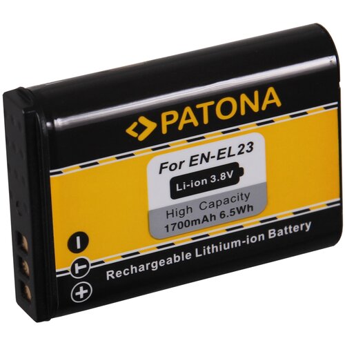 Patona Baterija EN-EL23 za Nikon Coolpix P600 / P80 / S10, 1400 mAh Slike