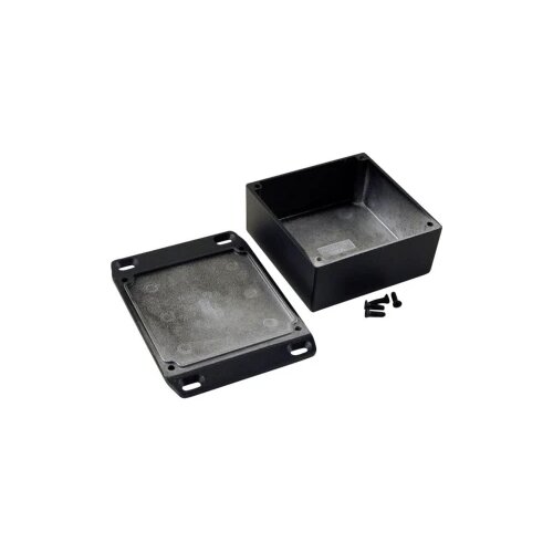 Hammond Electronics Univerzalno kući&amp;scaron;te 92 x 92 x 42 Aluminijum Crna 1590YFLBK 1 ST Slike