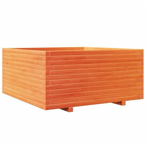  Vrtna sadilica vo&amp;scaron;tano smeđe boje 100x100x49,5 cm od borovine Slike