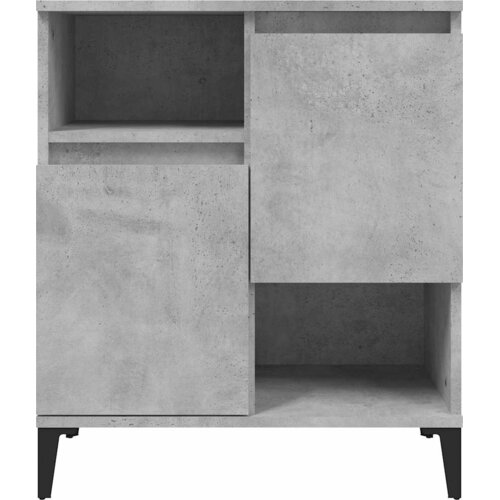  Komoda siva boja betona 60x35x70 cm od konstruiranog drva Slike
