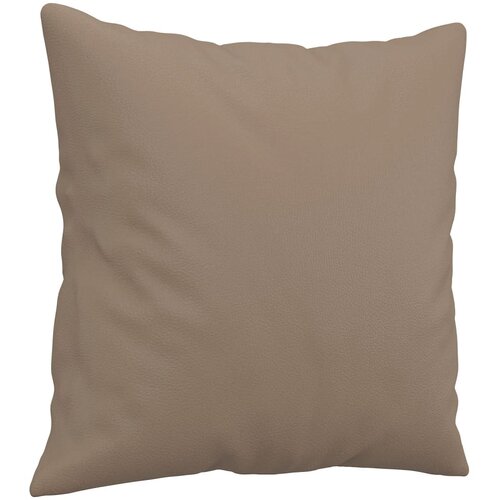  2-dijelni set sofa s jastucima boja cappuccina od umjetne kože Slike
