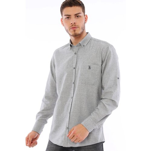 Dewberry G723 MEN&amp;#039;S SHIRT-GREY Slike
