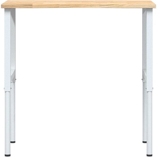  Radni stol 100x60x(71,5-98) cm puno drvo hrast Slike