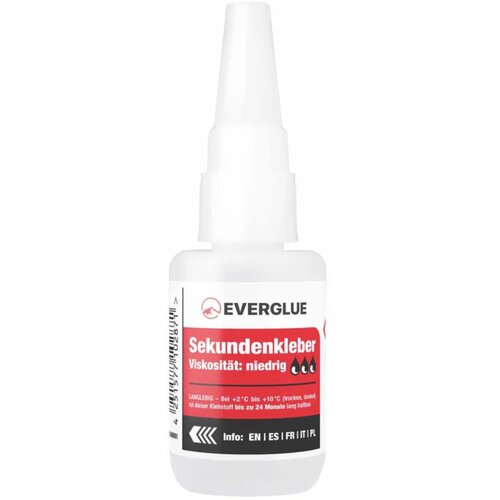 Everglue Superglue, medium fluid (20 g) Cene