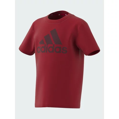 Adidas Majica Essentials Logo T-Shirt IJ6370 Rdeča Regular Fit