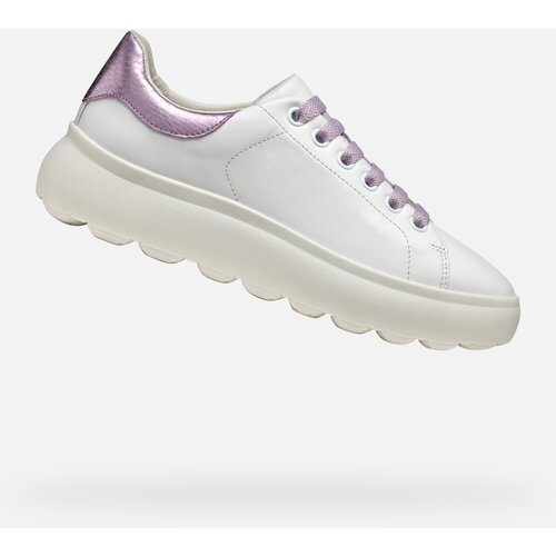 Geox White women's sneakers Spherica EC4.1 - Women's Cene