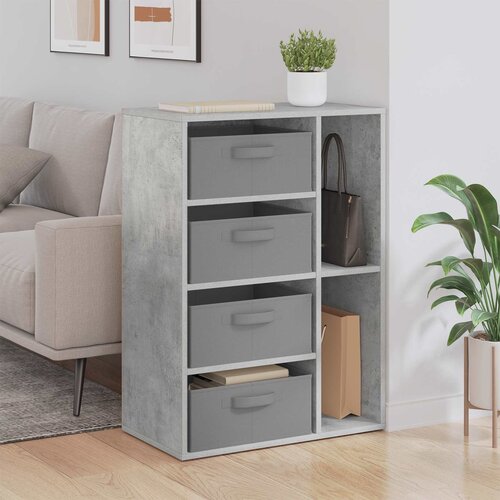  Kreveta s ladicama Betonski sivi 60 x 33,5 x 84 cm Cene