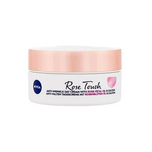 Nivea Rose Touch Anti-Wrinkle Day Cream dnevna krema za obraz 50 ml za ženske