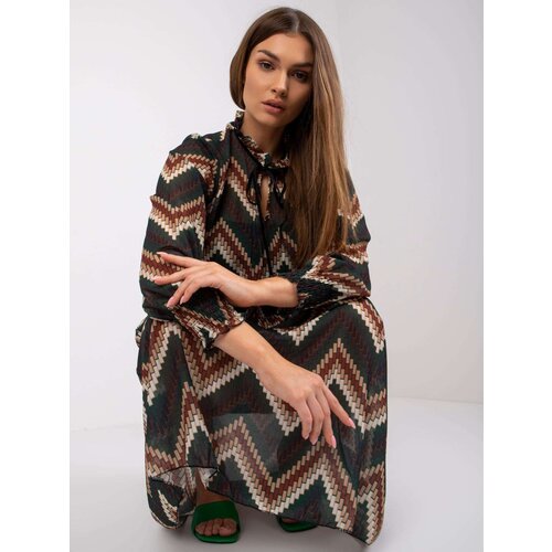 Italy Moda Dress-DHJ-SK-15177.06P-dark green Slike
