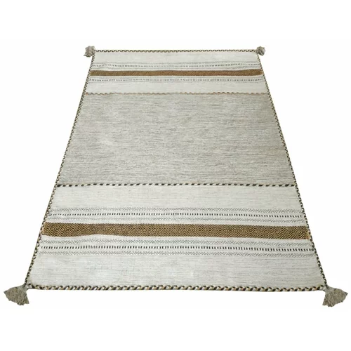 Webtappeti bež pamučni tepih Antique Kilim, 70 x 140 cm
