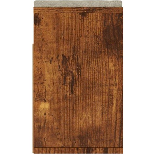vidaXL Klupa za cipele s jastukom boja hrasta 104 x 30 x 49 cm iverica Cene