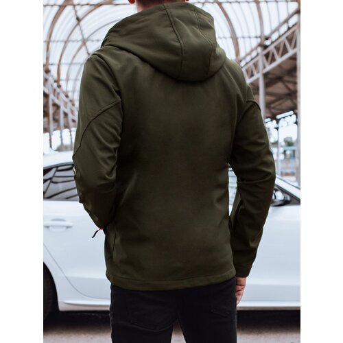 DStreet Green Men&amp;#039;s Softshell Jacket with Hood Slike