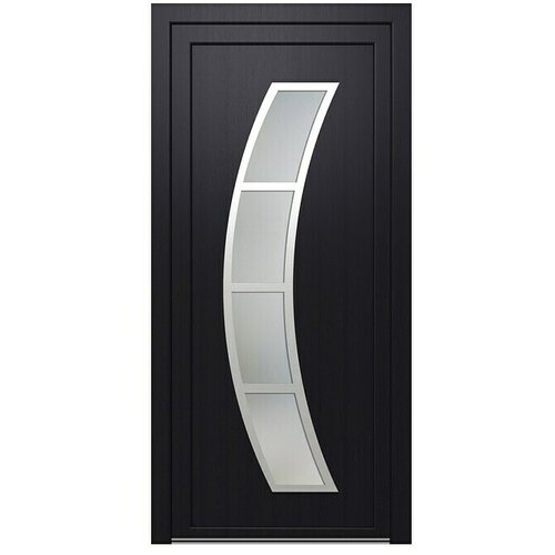 PVC ulazna vrata KF740 Dubrovnik (DIN graničnik: Desno, D x Š x V: 70 x 1.100 x 2.100 mm, Antracit) Cijene