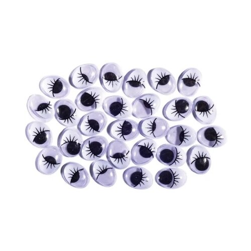 Junior crafty eyes kraft oči oval trepavice 12 x 16mm 30k ( 137088 ) Cene