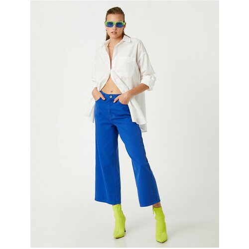 Koton pants - Blue - Straight Cene