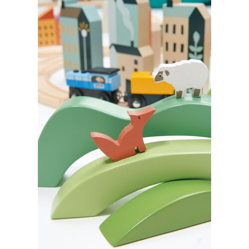 TENDER LEAF TOYS drveni brda i doline green hills Slike