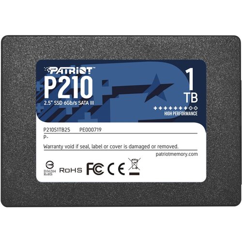 Patriot P210 512GB SSD SATA 3 2.5 P210S1TB25 Slike