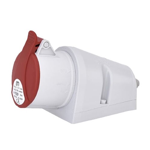  Nadgradna industrijska utič. 16A 5P 400V 3P+N+PE Slike