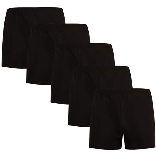 Nedeto 5PACK men&amp;#039;s shorts black (5NDTT001) Slike