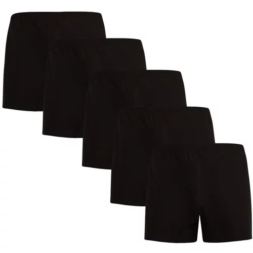 Nedeto 5PACK men's shorts black (5NDTT001)