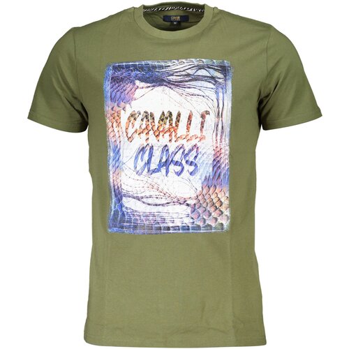Cavalli Class LONG SLEEVE T-SHIRT MEN&#39;S SLEEVE T-SHIRT GREEN Cene