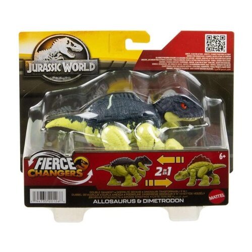 Jurassic World Fierce changers 2u1 Allosaurus&Dimetrodon ( 1042953 ) Cene
