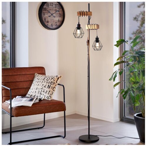 Eglo 44081 - podna lampa townshend 2xE27/60W/230V Slike