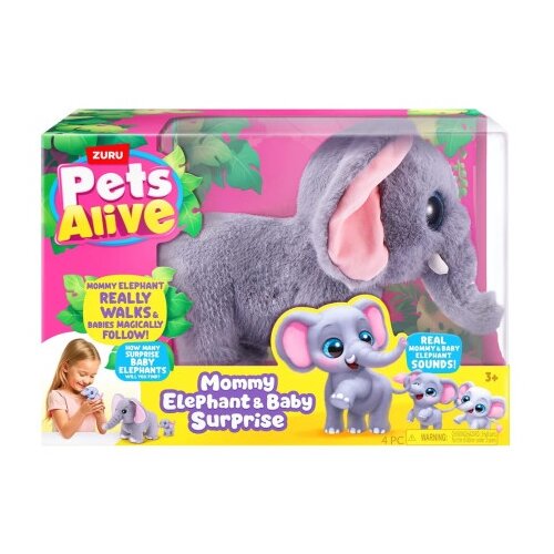 Zuru pets alive slonica I bebe ( 1046448 ) Slike