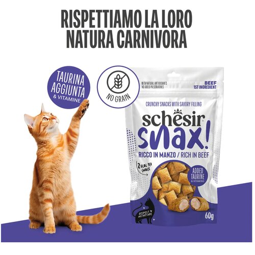 Schesir hrskava poslastica za mačke, govedina Slike