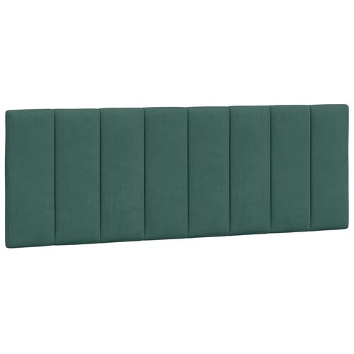 VidaXL Krevet s madracem tamnozeleni 140x200 cm bar&amp;scaron;unasti Slike