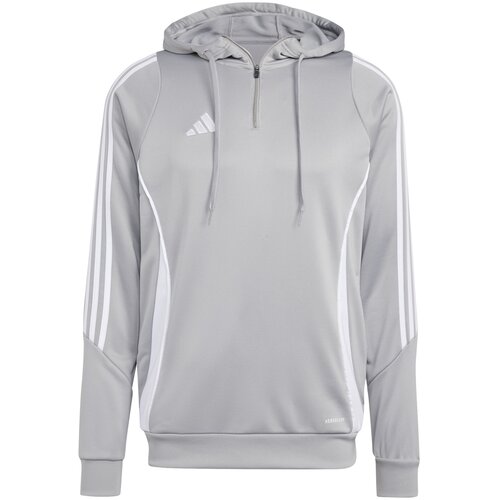 Adidas Sportska sweater majica &amp;#039;TIRO24&amp;#039; siva / bijela Slike