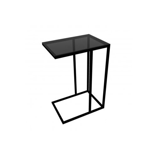 Hanah home pomoćni stočić alaska c smoked glass Slike