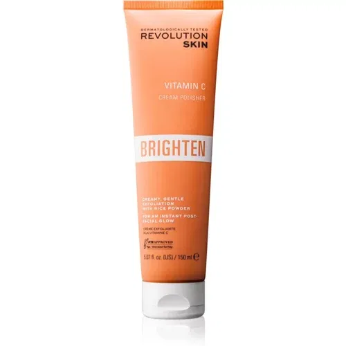 Revolution Brighten Vitamin C posvetlitveni čistilni gel s piling učinkom 150 ml