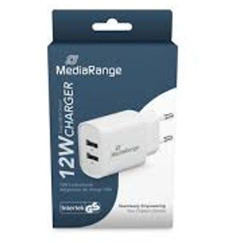 Mediarange stenski polnilec 2xUSB hitro polnjenje Cene