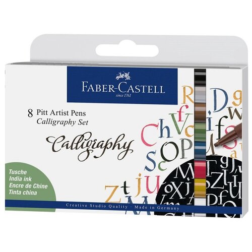 Faber-castell kaligrafske olovke Pitt / set od 8 komada Slike