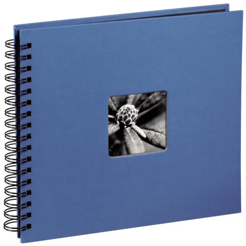 Hama fine art spiral azur 28x24 50 black pages 113683 Slike