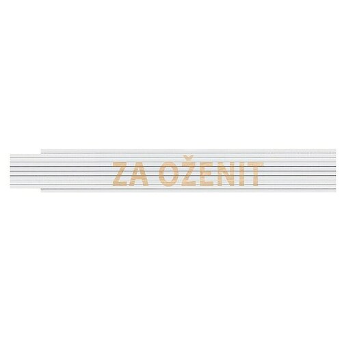 HEKA Zložljivi meter (Dolžina: 2 m, Bela, Natis: ZA OŽENIT) Cene