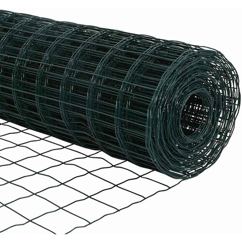 Euro ograda 0,6 x 10 m Željezo prekriveno PVC-om Zelena Slike